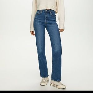 Levi’s Ribcage Straight size 25 full length